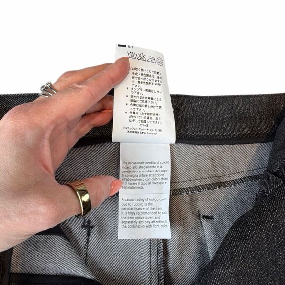 NWT Dolce & Gabbana Women’s Collection Dark Wash Denim Mini Skirt (039) - Picture 12 of 14